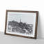 Snowy Toronto in Abstract - Picture Frame Graphic Art Print-55725850-55725851