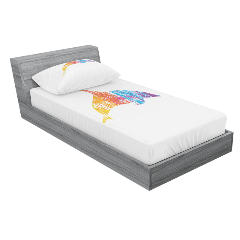 Microfiber Sheet Set, Twin XL Sheet Set with Fitted Sheet