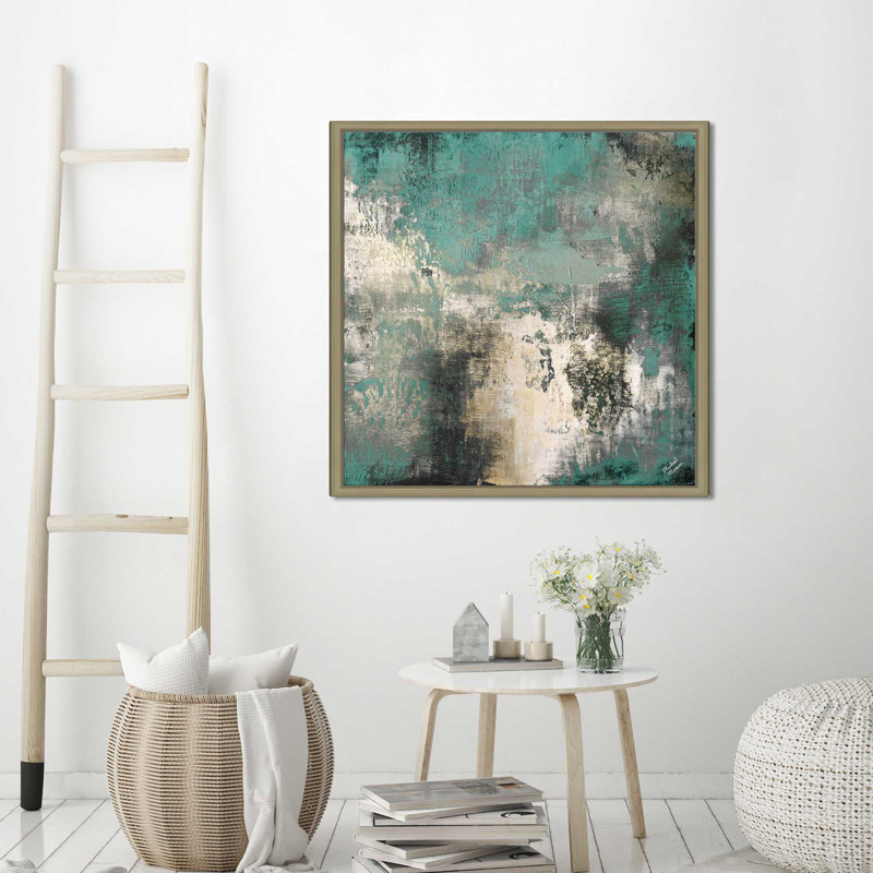 « automne potentielle ii », reproduction de peinture à l’acrylique sur toile, H 39,5 po x l 39,5 po x P 2 po