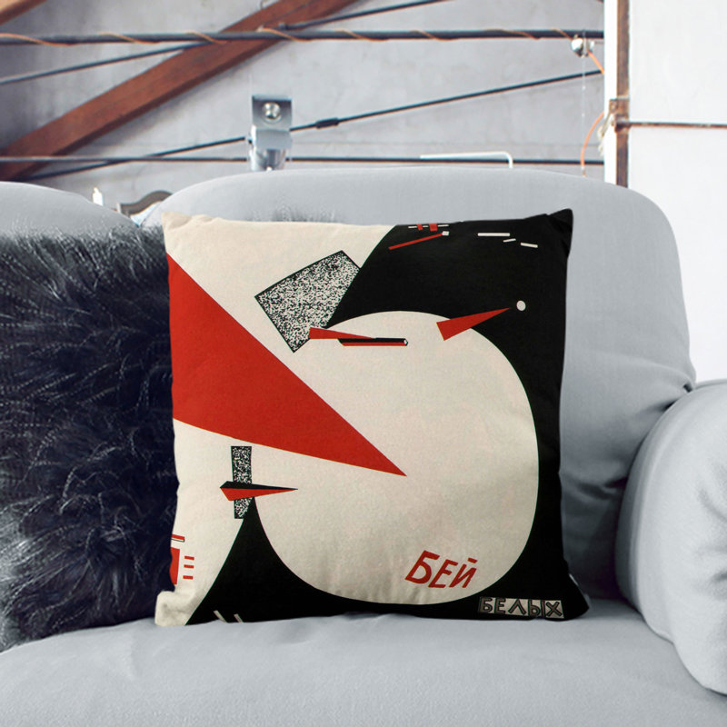 Beat the Whites with the Red Scatter Cushion, 55cm H x 55cm W x 20cm D