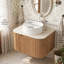 24" Wall Mounted Single Sink Bathroom Vanity with Engineered Marble Top-1816400524