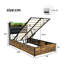 Upholstered Ottoman Storage Bed-1334129550
