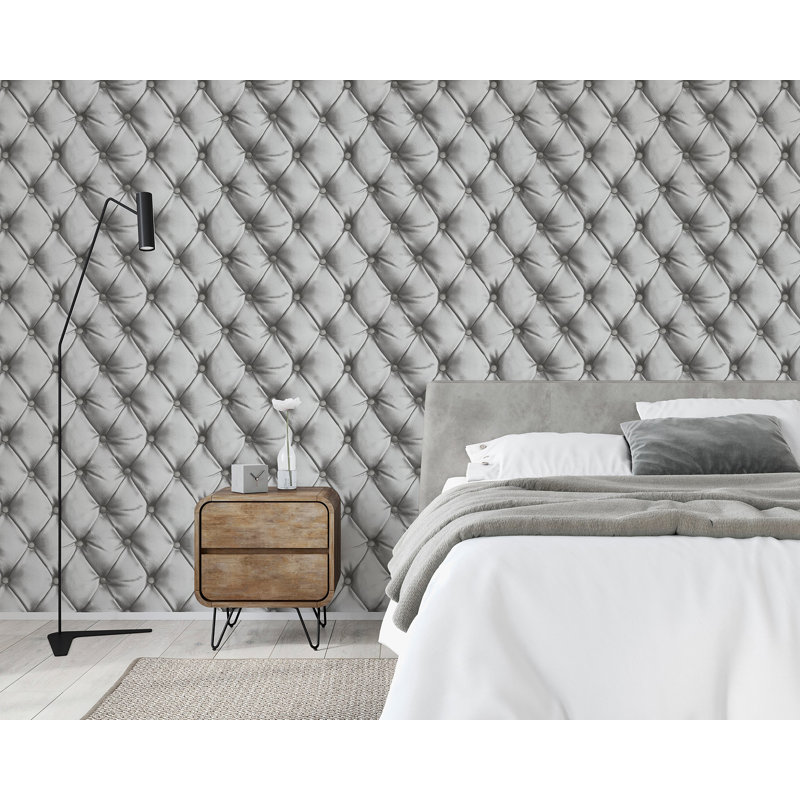 Papier peint Ella, Gris