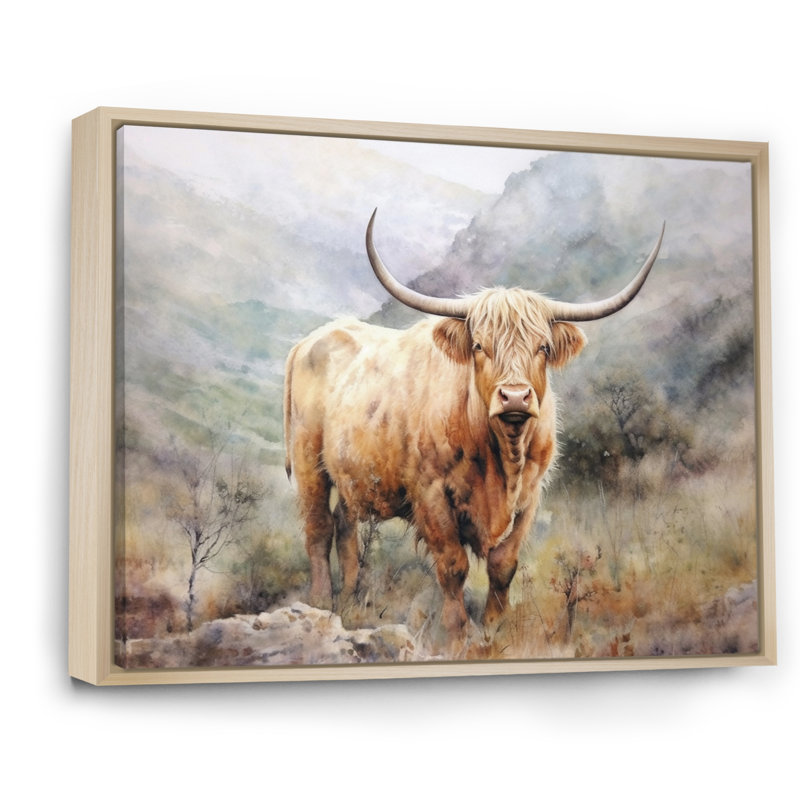 Rustic Castle III - Décoration murale animaux, H 34 po x l 44 po x P 1,5 po, Cadre naturel flottant