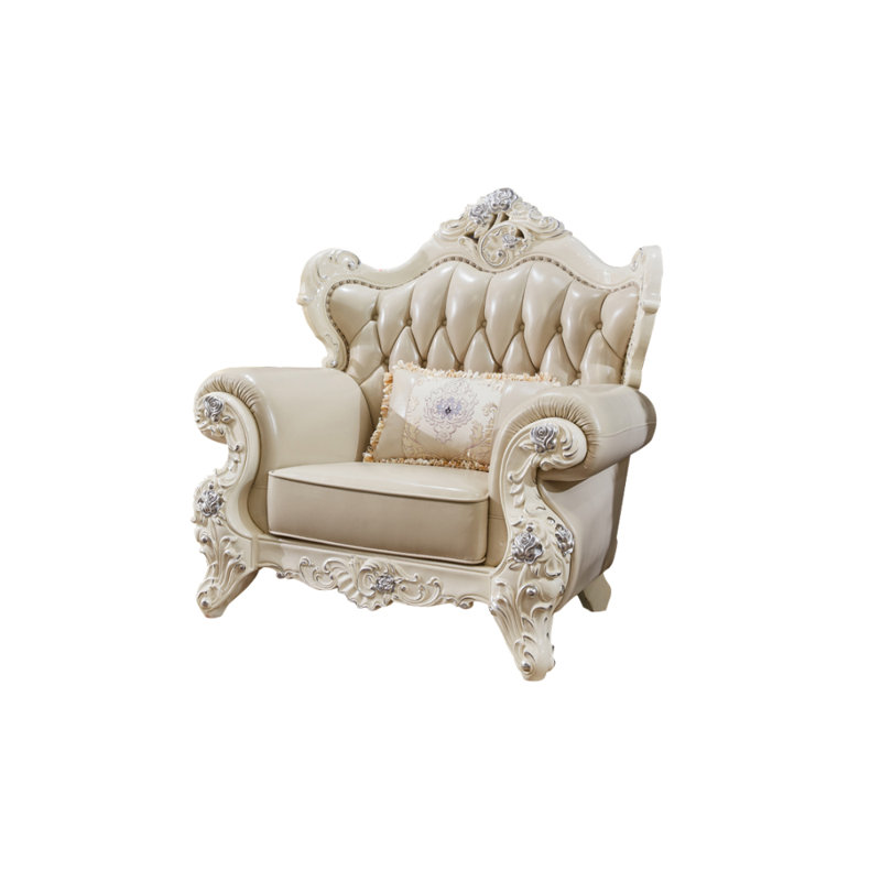 Romero European style solid wood carving living room sofa | Wayfair