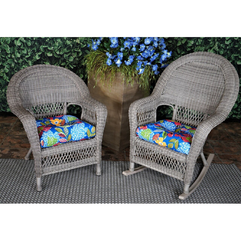 Coussin de siège d'extérieur Tempo, Cobalt Mariposa