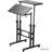 Ladejah Adjustable Metal Base Computer Desk