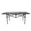 Table de camping rectangulaire pliante pour l'extérieur en bois, table pliante rectangulaire pour pique-nique