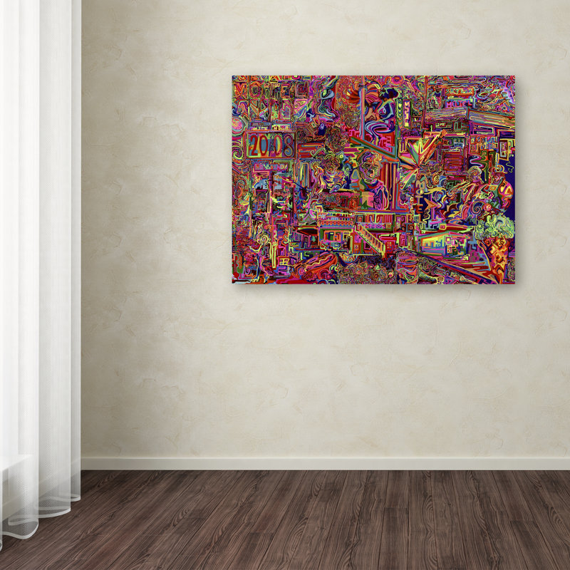« millions servi », reproduction d’impression sur toile tendue, H 14 po x l 19 po x P 2 po