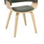 Chaise de salle à manger à dossier courbé Adalyn-114194312