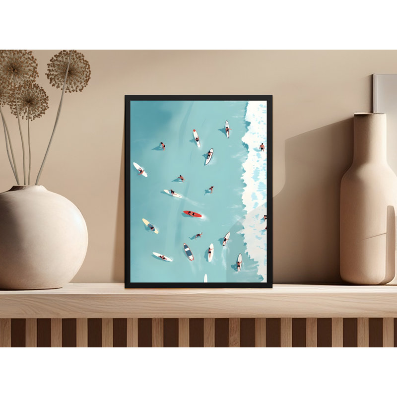 Reena 1 Piece Floater Frame Wall Art, 24x36