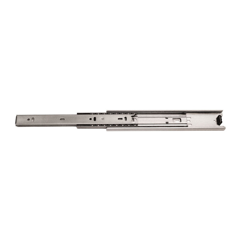 Coulisse de tiroir latérale à extension complète en acier inoxydable Sugatsune, 55 cm (21-5/8 po), capacité de 31 kg (68,34 lb).