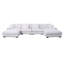 Canapé modulaire en tissu avec 2 repose-pieds errett-1255114625