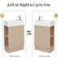 Ensemble de meuble-lavabo simple 18,6 po avec comptoir en céramique-843761820