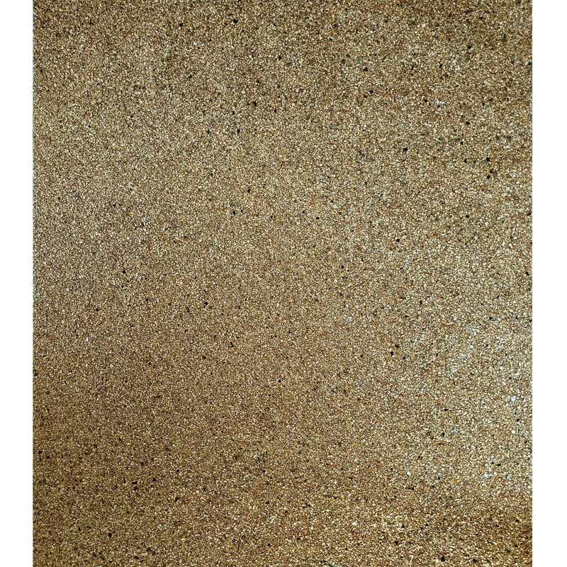 Vraie pierre de mica unique, aspect granite brut, texture 3D, Laiton doré
