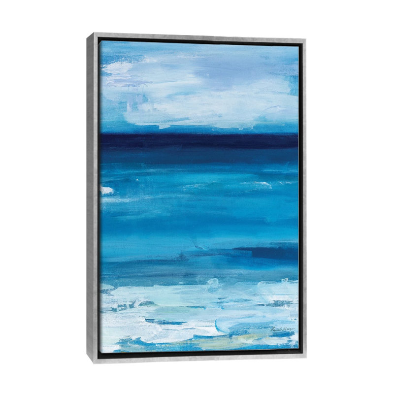 «Ocean Life», reproduction d'art murale encadrée, H 48 po x l 32 po, Reproduction encadrée sans passe-partout, Argent argent