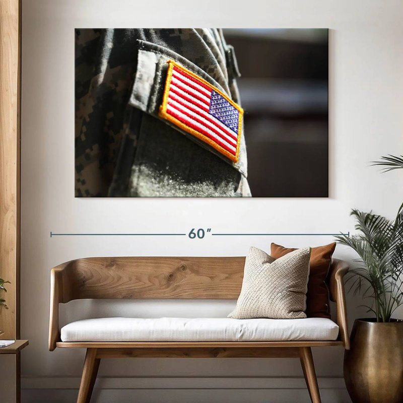 Mait Military Flag Patch, 34" H x 51" W