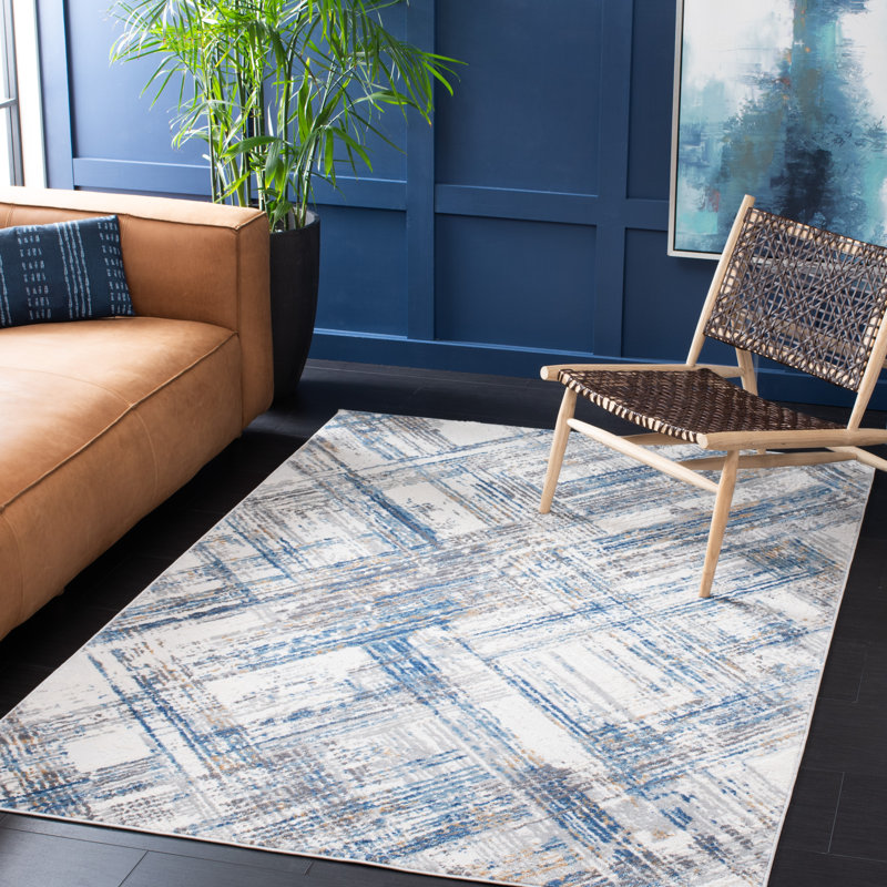 Shivan 100 Performance Geometric Rug, Rectangle 5'1" x 7'6"
