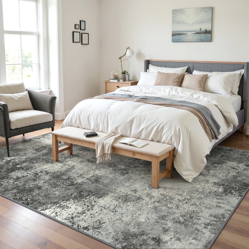 Abstract Area Rug, Rectangle 200 x 290 cm
