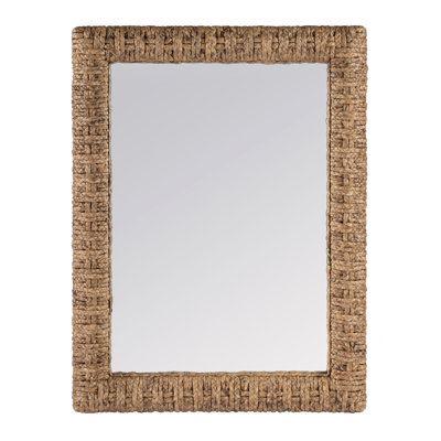 Starbrick Woven Banana Leaf Wall Mirror