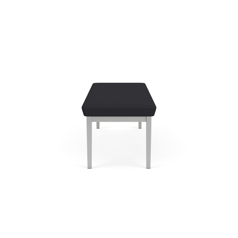 Structure en métal 3 places Lenox, Argent, Noir Patriot Plus - nettoyez le vinyle avec un lin