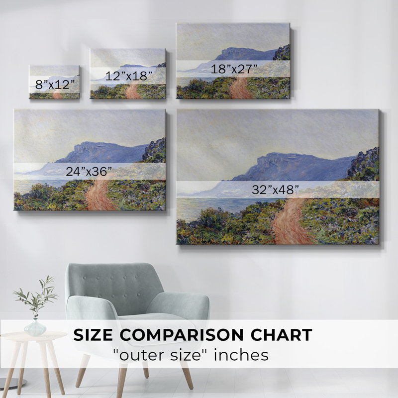 Monet - Toile tendue avec châssis, H 8 po x l 12 po