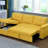 Linen Reversible Sleeper Sectional Sofa With Storage Chaise-1234331797-1234331798-1234331793