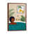 Classic Brown Wood Framed Canvas