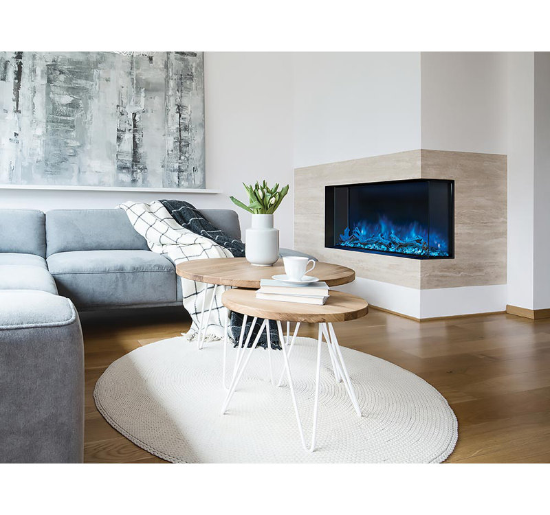 Foyer électrique mural Flames Landscape, H 24,8 po x l 68 po x P 11,5 po