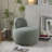 Alara Side Chair with Sherpa Fabric-122622446