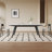 White Rectangular Sintered Stone tabletop with Solid Dining Table For Dining Room/Kitchen-369159876