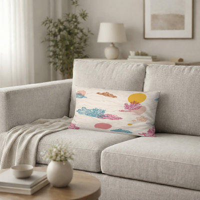 Coussin abstrait - Coussin de plage