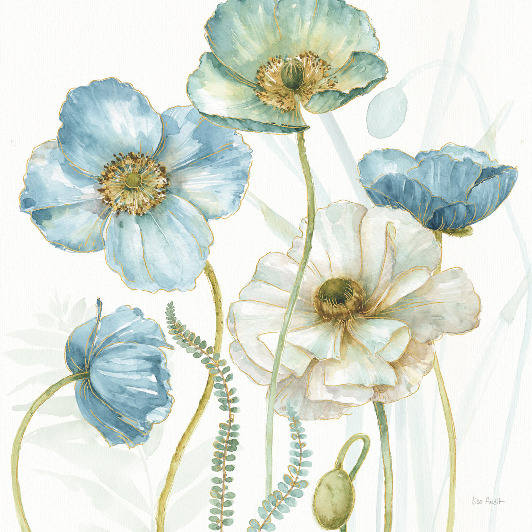 " My Greenhouse Flowers VI Crop " by Lisa Audit Painting Print Laurel Foundry Modern Farmhouse® 