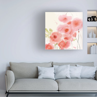 Impression florale sur toile Sheila