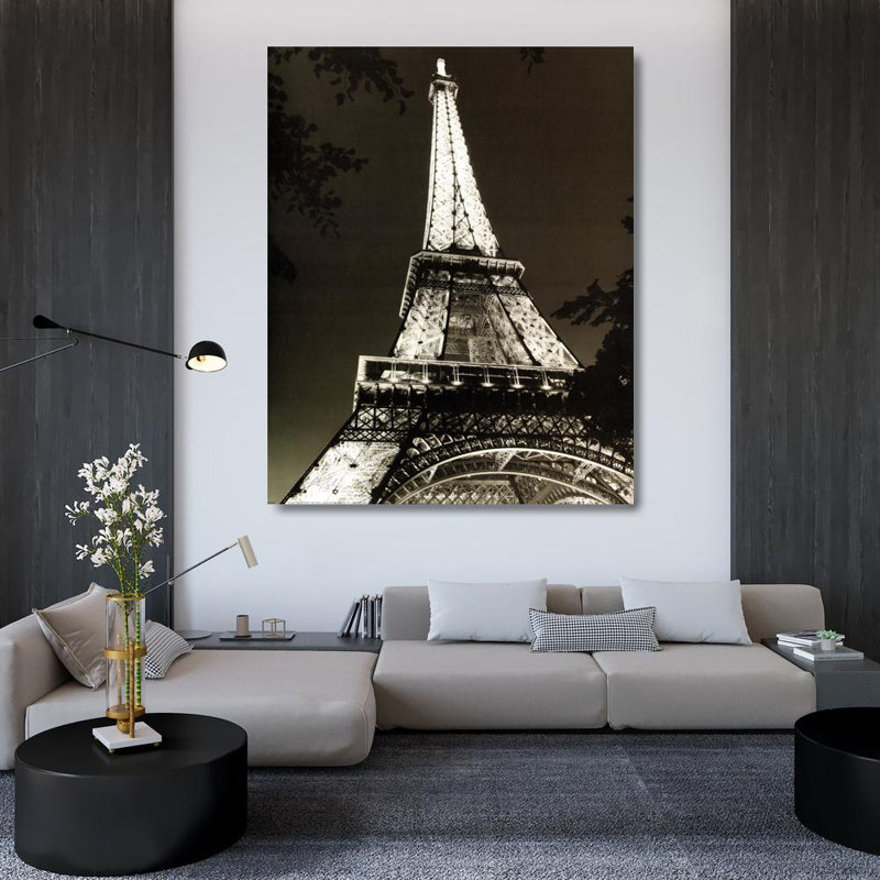 Eiffel Tower, 45" H x 36" W