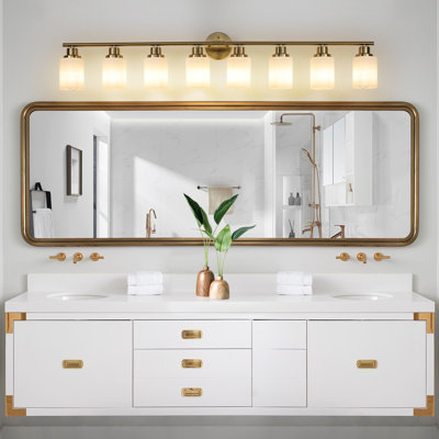 8-Light Modern Bathroom Vanity Light