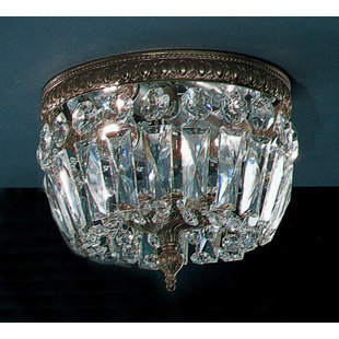 Crystal Baskets Crystal Semi Flush Mount