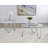 Dutton Chrome Round Glass Top Coffee Table
