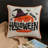 Happy Halloween Pumpkin Witch Throw Pillow