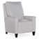 Fauteuil inclinable électrique standard en cuir véritable de 30,5 po de large Davidson