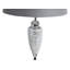 Indiana 159cm Polished Chrome With Mirrored Crackle Glass Detail Traditional Floor Lamp