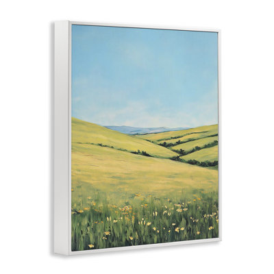 Rolling Hills Of Flowers Giclee Art, design by Franklyn Gregory