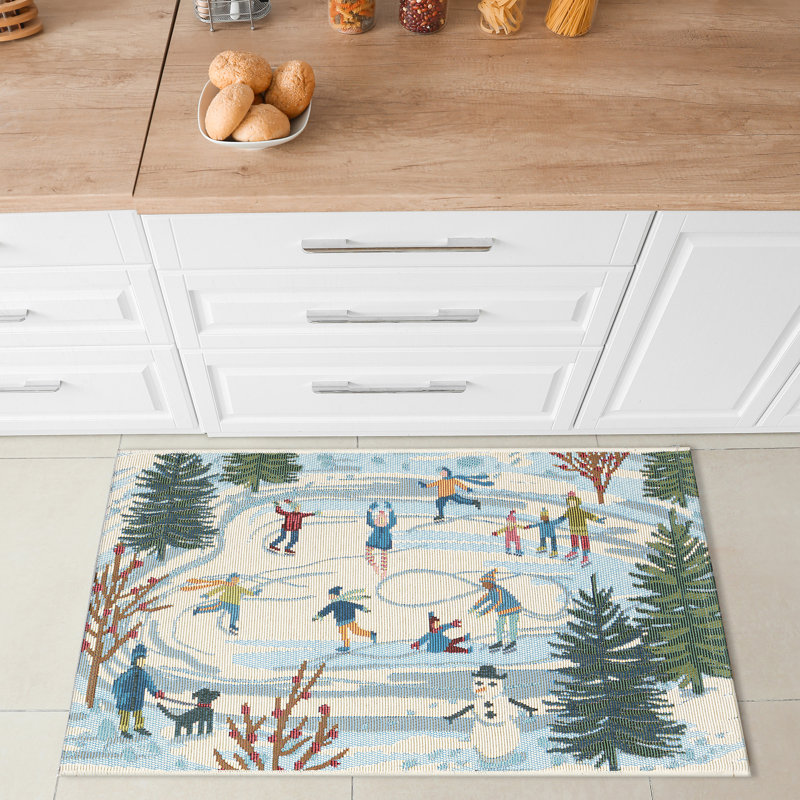 Tapis de cuisine Hagel, Rectangle 2 pi 5 po x 3 pi 11 po