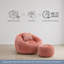 Ensemble de fauteuil à billes et de repose-pieds en mousse viscoélastique Cloud-Like-1122302485