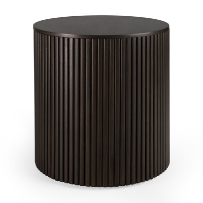 Roller Max Solid Wood End Table