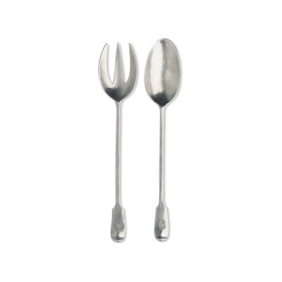 Antique 2 Piece Salad Servers Set
