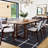 Modern Machine Washable Rug for Living Room Abstract Geometric Non Slip Ultra Thin Throw Rug Foldable Soft Stain Resistant Striped Accent Rug for Bedroom-1512361704