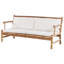 Catriona Solid Wood 4 - Person Seating Group with Cushions