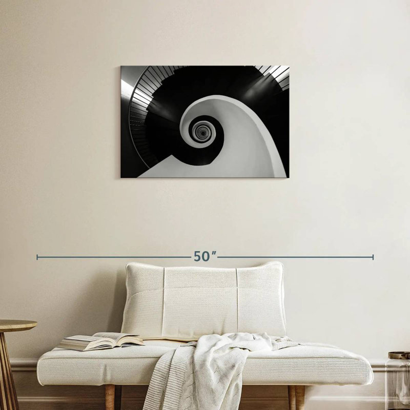 Escalier Lilie Yin Yang, H 20 po x l 30 po