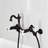 Kingston Brass Heritage Double-Handle 3-Hole Wall-Mount Bridge Kitchen Faucet with Brass Sprayer-93672740